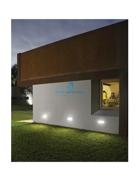 Gea luce GES150 Anthrazitfarbenes Aluminium-Stufenlicht 7 W LED